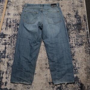 Vintage Levis SilverTab Baggy Mens Jeans 36x30 Medium Wash Blue Denim Relaxed